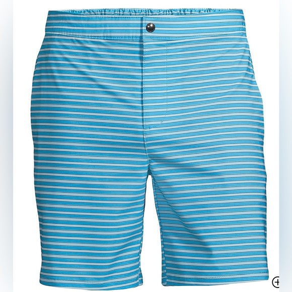Lands Ends Men's Lined 7" Hybrid Swim Shorts - Picture 4 of 6